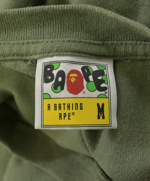 A BATHING APE（アベイシングエイプ）Tシャツ・カットソー カーキ サイズ:M メンズ/2200608217024