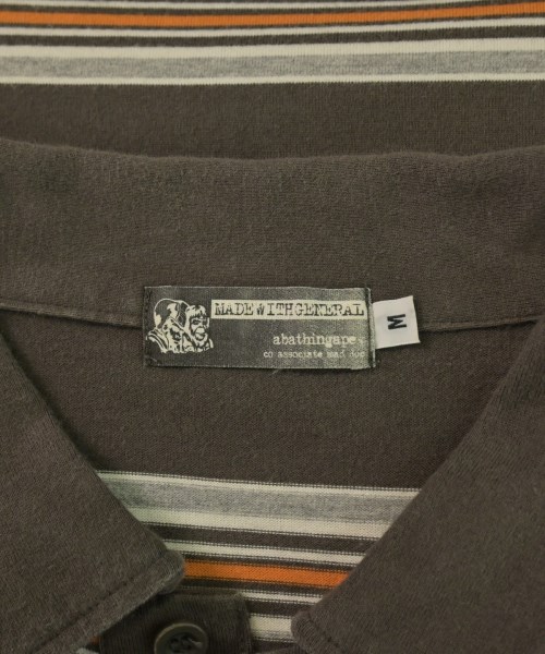 A BATHING APE（アベイシングエイプ）ポロシャツ 茶 サイズ:M メンズ/2200563638100