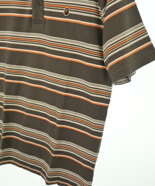 A BATHING APE（アベイシングエイプ）ポロシャツ 茶 サイズ:M メンズ/2200563638100