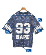 A BATHING APE（アベイシングエイプ）Tシャツ・カットソー 青 サイズ:M メンズ/2200672652110