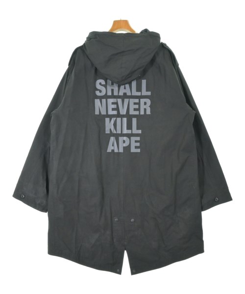 A BATHING APE（アベイシングエイプ）モッズコート 黒 サイズ:XL メンズ/2200672997013