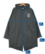 A BATHING APE（アベイシングエイプ）モッズコート 黒 サイズ:XL メンズ/2200672997013