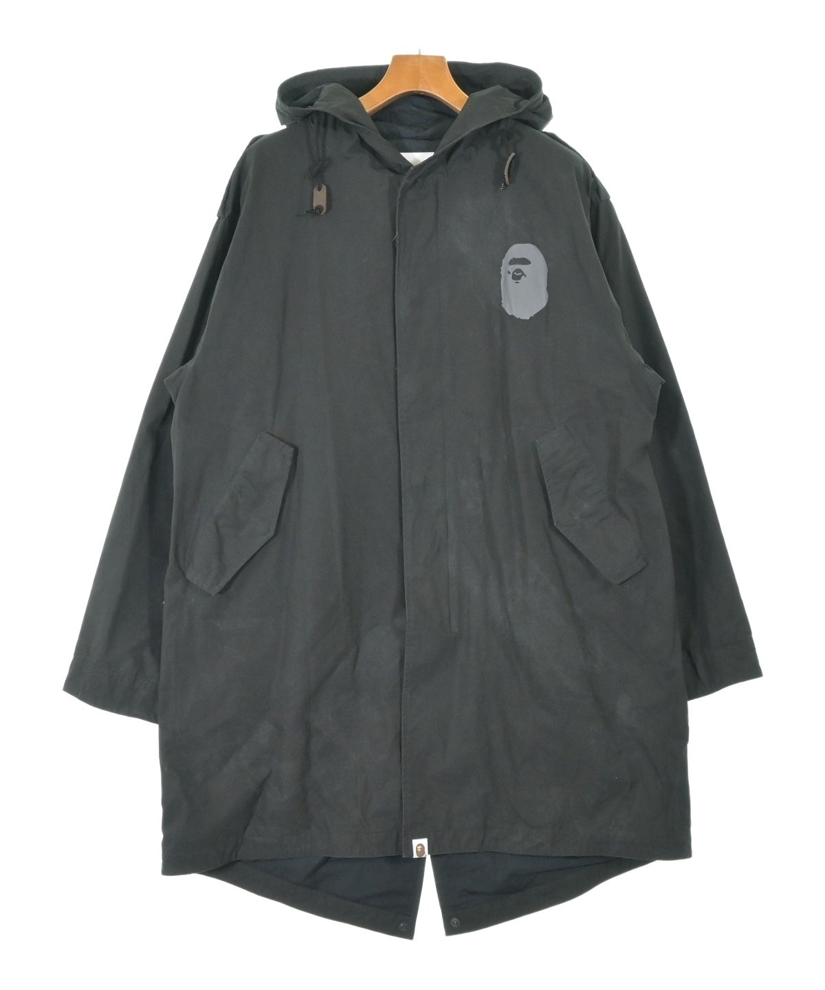 アベイシングエイプA BATHING APE モッズコート A BATHING APE（アベイシングエイプ）モッズコート 黒 サイズ:XL