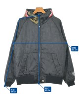 A BATHING APE（アベイシングエイプ）ダウンジャケット/ダウンベスト 黒 サイズ:L メンズ/2200672997037