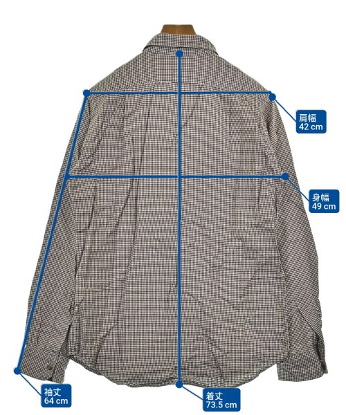 A BATHING APE（アベイシングエイプ）カジュアルシャツ 茶 サイズ:M メンズ/2200673965028