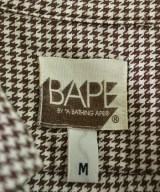 A BATHING APE（アベイシングエイプ）カジュアルシャツ 茶 サイズ:M メンズ/2200673965028