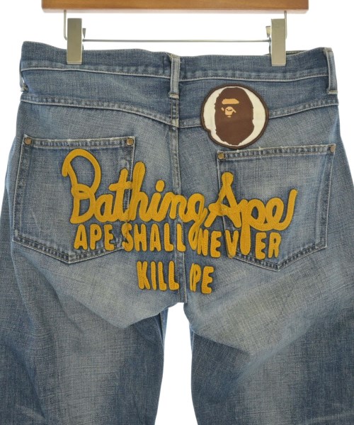 A BATHING APE（アベイシングエイプ）デニムパンツ 青 サイズ:M メンズ/2200673965035