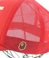 A BATHING APE（アベイシングエイプ）キャップ 赤 サイズ:M メンズ/2200673965066