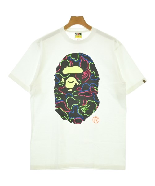 A BATHING APE(アベイシングエイプ)Tシャツ・カットソー 白 サイズ:L/2200672222146