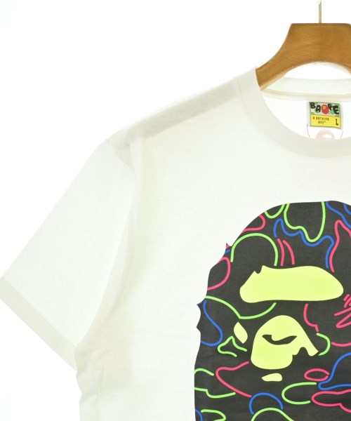 A BATHING APE（アベイシングエイプ）Tシャツ・カットソー 白 サイズ:L メンズ/2200672222146