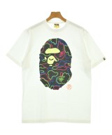 A BATHING APE（アベイシングエイプ）Tシャツ・カットソー 白 サイズ:L メンズ/2200672222146