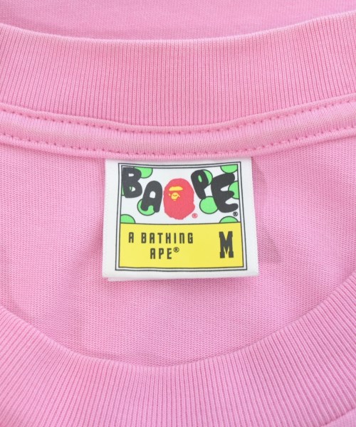 A BATHING APE（アベイシングエイプ）Tシャツ・カットソー ピンク サイズ:M メンズ/2200675278133