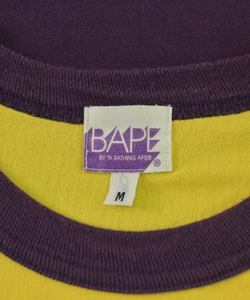 A BATHING APE（アベイシングエイプ）Tシャツ・カットソー 紫 サイズ:M メンズ/2200675382069