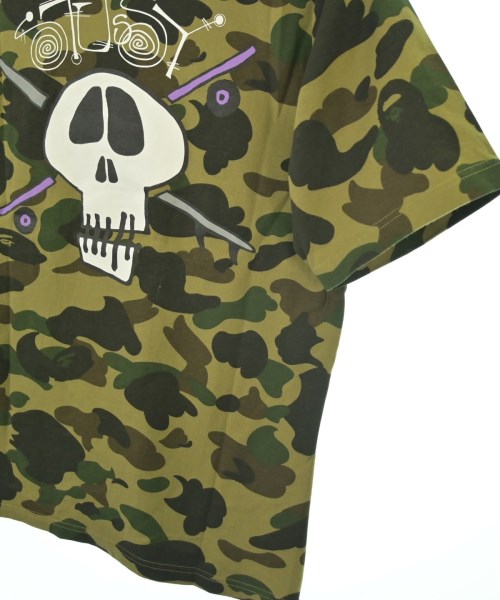 A BATHING APE（アベイシングエイプ）Tシャツ・カットソー カーキ サイズ:S メンズ/2200675382076