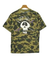 A BATHING APE（アベイシングエイプ）Tシャツ・カットソー カーキ サイズ:S メンズ/2200675382076
