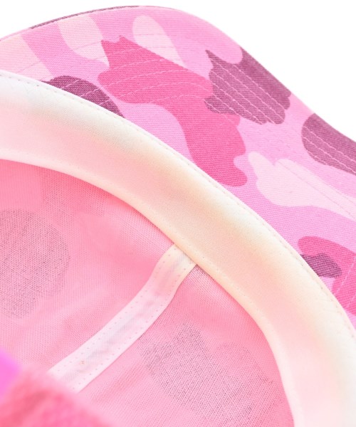 A BATHING APE（アベイシングエイプ）キャップ ピンク サイズ:F メンズ/2200675382113