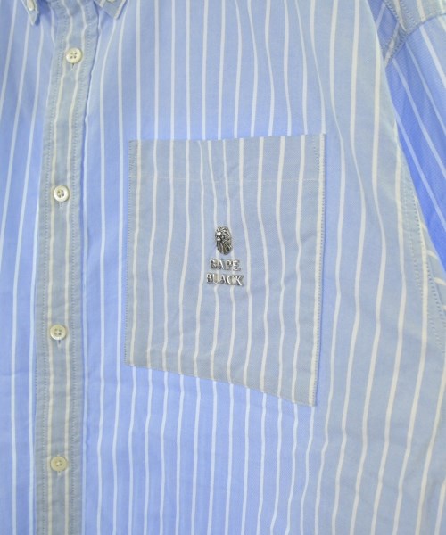 A BATHING APE（アベイシングエイプ）カジュアルシャツ 青 サイズ:L メンズ/2200675162050