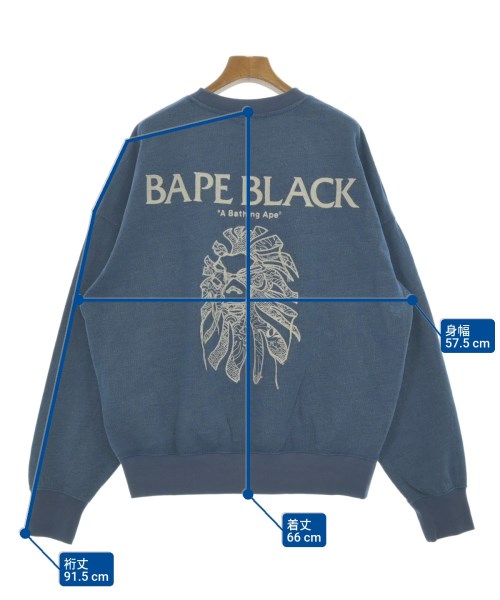 A BATHING APE（アベイシングエイプ）スウェット 青 サイズ:M メンズ/2200675162067