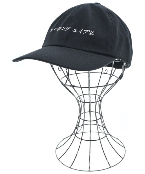 A BATHING APE(アベイシングエイプ)キャップ 黒 サイズ:F/2200675162104