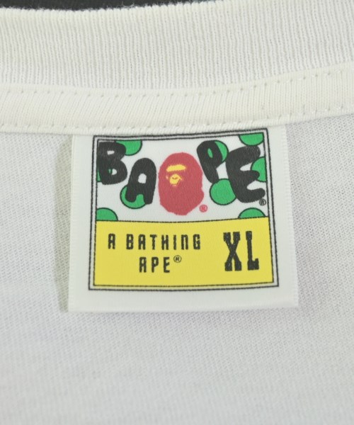 A BATHING APE（アベイシングエイプ）Tシャツ・カットソー 白 サイズ:XL メンズ/2200677835082