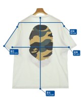 A BATHING APE（アベイシングエイプ）Tシャツ・カットソー 白 サイズ:XL メンズ/2200677835082