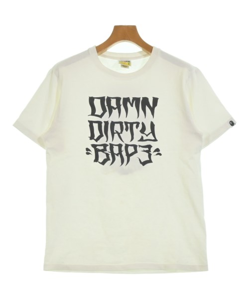 A BATHING APE(アベイシングエイプ)Tシャツ・カットソー 白 サイズ:M/2200677835228