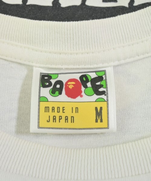 A BATHING APE（アベイシングエイプ）Tシャツ・カットソー 白 サイズ:M メンズ/2200677835228