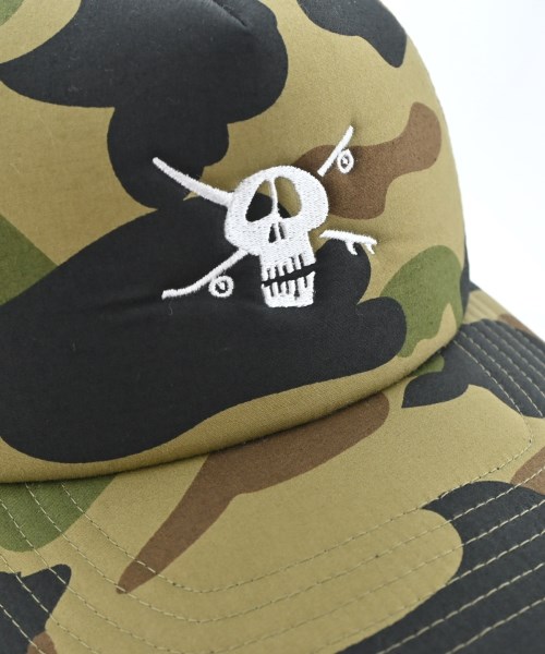 A BATHING APE（アベイシングエイプ）キャップ カーキ サイズ:F メンズ/2200677976037