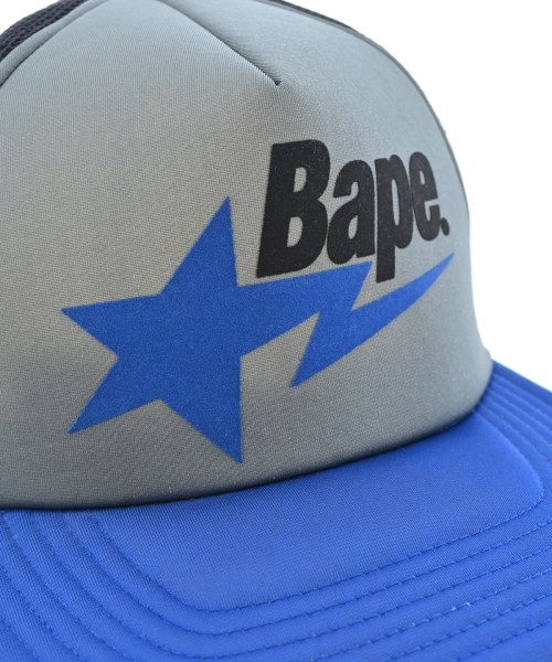A BATHING APE（アベイシングエイプ）キャップ グレー サイズ:F メンズ/2200677976112