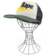 A BATHING APE（アベイシングエイプ）キャップ 白 サイズ:F メンズ/2200677976129
