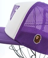 A BATHING APE（アベイシングエイプ）キャップ 紫 サイズ:F メンズ/2200677976136