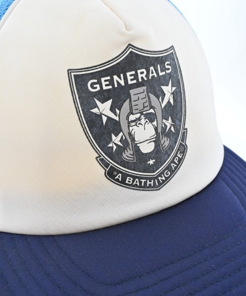 A BATHING APE（アベイシングエイプ）キャップ 白 サイズ:F メンズ/2200677976143