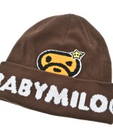 A BATHING APE（アベイシングエイプ）ニットキャップ・ビーニー 茶 サイズ:- メンズ/2200678861011