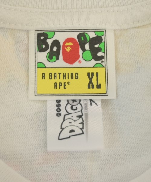A BATHING APE（アベイシングエイプ）Tシャツ・カットソー 白 サイズ:XL メンズ/2200679448150