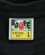 A BATHING APE（アベイシングエイプ）Tシャツ・カットソー 黒 サイズ:L メンズ/2200679818045