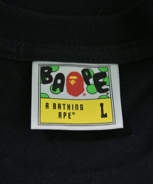 A BATHING APE（アベイシングエイプ）Tシャツ・カットソー 黒 サイズ:L メンズ/2200679818151