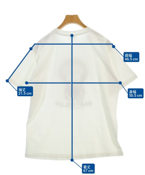 A BATHING APE（アベイシングエイプ）Tシャツ・カットソー 白 サイズ:L メンズ/2200679818168