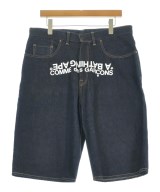 A BATHING APE（アベイシングエイプ）ショートパンツ 紺 サイズ:2XL メンズ/2200679849018