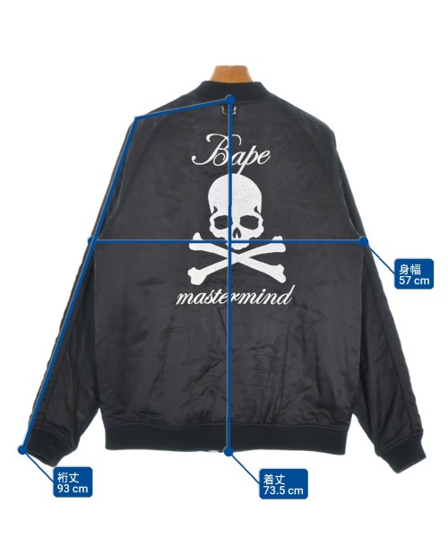 A BATHING APE（アベイシングエイプ）ダウンジャケット/ダウンベスト 黒 サイズ:XL メンズ/2200680262028