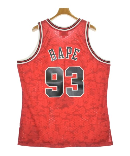 A BATHING APE（アベイシングエイプ）タンクトップ 赤 サイズ:XL メンズ/2200680262059