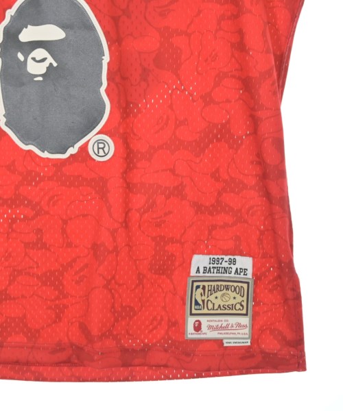 A BATHING APE（アベイシングエイプ）タンクトップ 赤 サイズ:XL メンズ/2200680262059