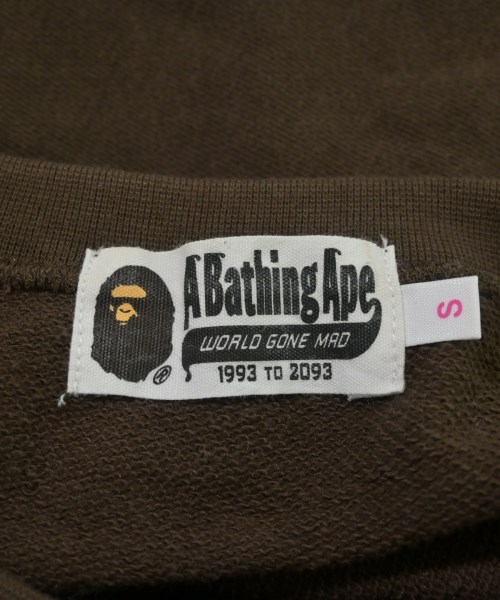 A BATHING APE（アベイシングエイプ）スウェット 茶 サイズ:S レディース/2200680262073