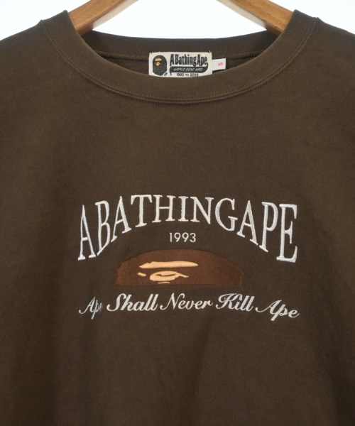 A BATHING APE（アベイシングエイプ）スウェット 茶 サイズ:S レディース/2200680262073