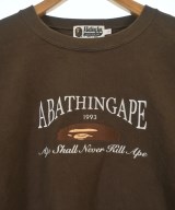 A BATHING APE（アベイシングエイプ）スウェット 茶 サイズ:S レディース/2200680262073