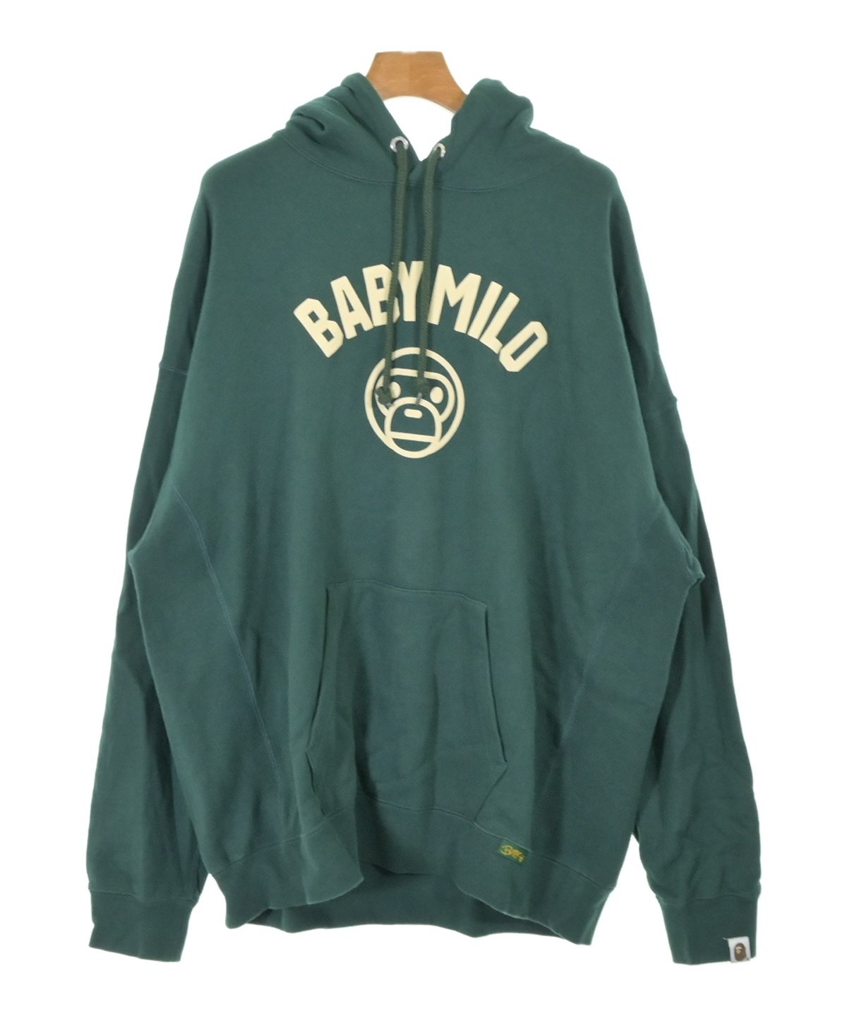 A BATHING APE（アベイシングエイプ）パーカー 緑 サイズ:M レディース 