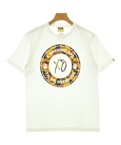 A BATHING APE(アベイシングエイプ)Tシャツ・カットソー 白 サイズ:S/2200680475220