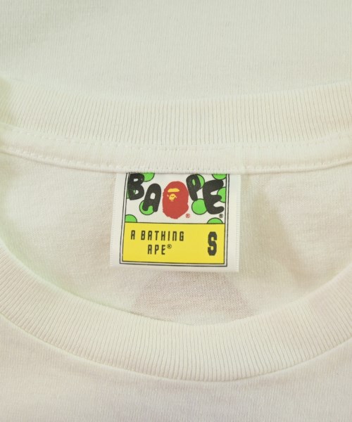 A BATHING APE（アベイシングエイプ）Tシャツ・カットソー 白 サイズ:S メンズ/2200680475220