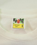A BATHING APE（アベイシングエイプ）Tシャツ・カットソー 白 サイズ:S メンズ/2200680475220