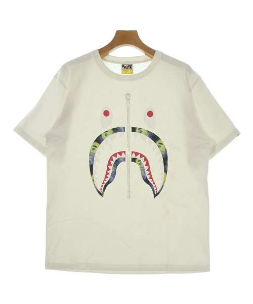 A BATHING APE(アベイシングエイプ)Tシャツ・カットソー 白 サイズ:L/2200680710048