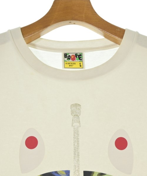 A BATHING APE（アベイシングエイプ）Tシャツ・カットソー 白 サイズ:L メンズ/2200680710048